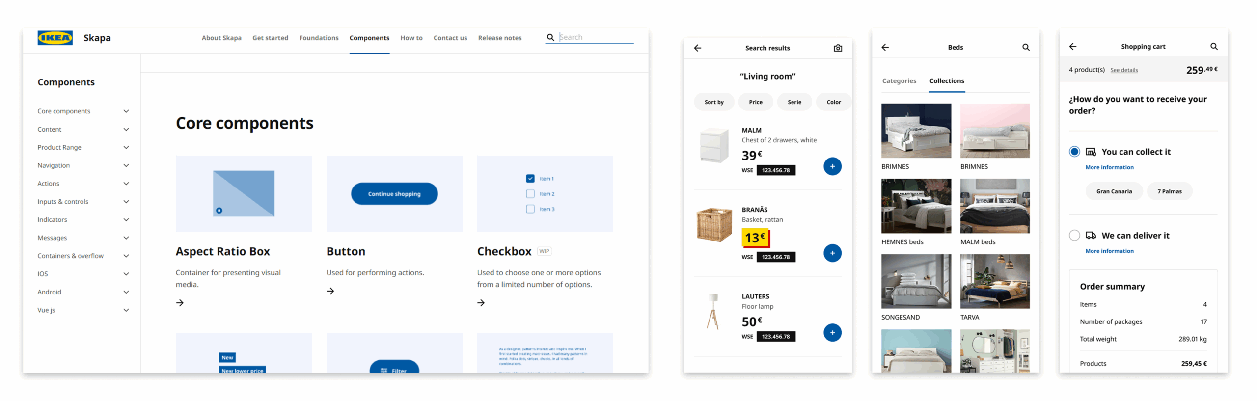 Sistema de diseño SKAPA y app de WTS