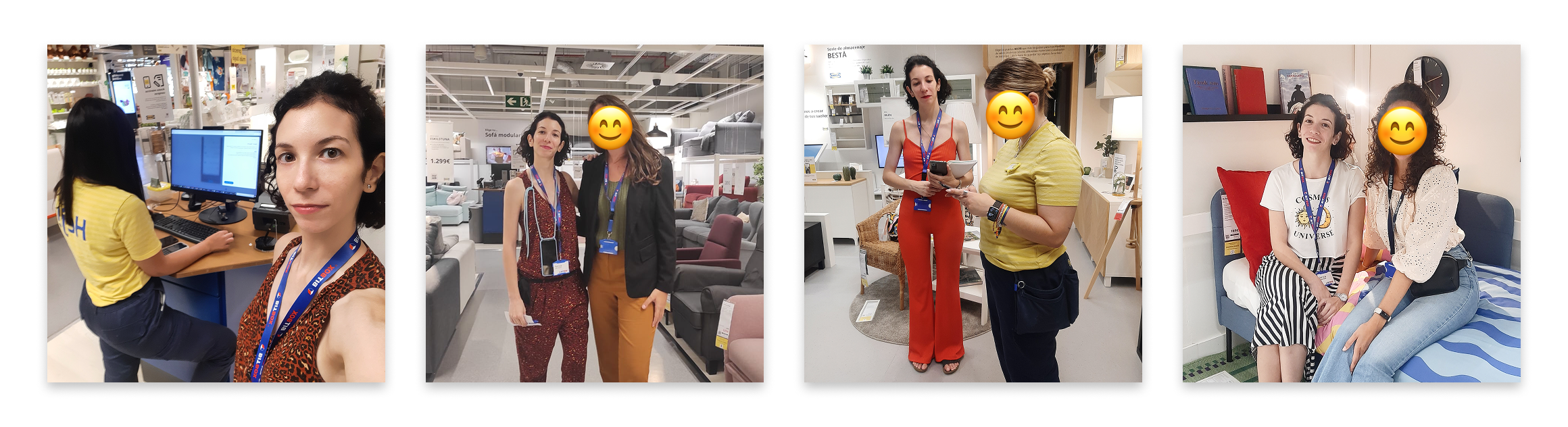 Tests in stores: Gran Canaria and Tenerife, supported by the Training team and a colleague in Tenerife.